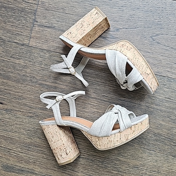 RAMPAGE CHUNKY HEELS SIZE 7 - Picture 3 of 14